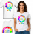 Koszulka Personalizowana damska DZIEŃ KROPKI z napisem imieniem T-shirt damski męski dziecięcy